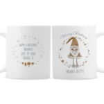 Personalised 'Merry Christmas' Gonk Design Ceramic Mug - Image 5