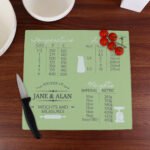 Personalised Conversions Glass Chopping Board/Worktop Saver - Image 2