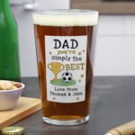 Personalised 'You're Simply The Best' Beer Glass - Image 2