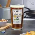 Personalised 'You're Simply The Best' Beer Glass - Image 4