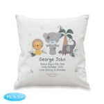 Personalised Tiny Tatty Teddy Jungle Animals Design Filled Cushion - Image 5
