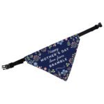 Personalised Any Message Floral Design Dog Bandana - Image 5
