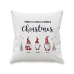 Personalised Gonk Family Design Christmas Filled Cushion - Image 8