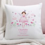 Personalised Children's Fairy Princess Design Filled Cushion