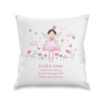 Personalised Children's Fairy Princess Design Filled Cushion - Image 4