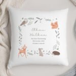 Personalised Children's Woodland Animals Design Filled Cushion - Image 3