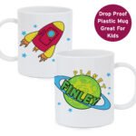 Personalised Children's Space Themed Plastic Mug - Image 3