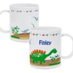 Personalised Children's Dinosaur Themed Plastic Mug - Image 4