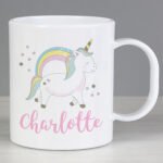 Personalised Children's Baby Unicorn Design Plastic Mug - Image 2
