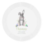 Personalised Children's Easter Bunny Design Plastic Plate - Image 5