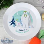 Personalised Children's The Snowman and the Snowdog Plastic Plate