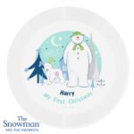Personalised Children's The Snowman and the Snowdog Plastic Plate - Image 2