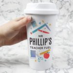 Personalised Teachers Plastic Insulated Reusable Eco Travel Cup - Image 4