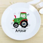 Personalised Children's Tractor Design Plastic Plate - Image 3