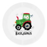 Personalised Children's Tractor Design Plastic Plate - Image 4