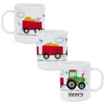 Personalised Children's Tractor Design Plastic Mug - Image 4