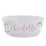 Personalised Children's Baby Unicorn Design Plastic Bowl - Image 5