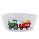 Personalised Children's Tractor Themed Plastic Bowl - Image 5