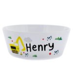 Personalised Children's Digger Design Plastic Bowl - Image 5