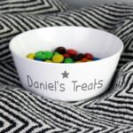 Personalised Any Message Star Motif Plastic Bowl - Image 5