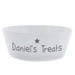 Personalised Any Message Star Motif Plastic Bowl - Image 6