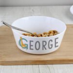 Personalised Children's Animal Alphabet Design Plastic Bowl - Image 2