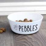 Personalised Scribble Cat Design Plastic Cat Bowl - Image 2