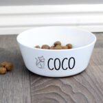 Personalised Scribble Cat Design Plastic Cat Bowl - Image 3