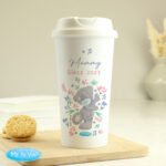 Personalised Me to You Floral Design Plastic Insulated Reusable Eco Travel Cup - Image 4