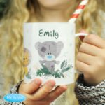 Personalised Children's Tiny Tatty Teddy Jungle Animals Design Plastic Mug - Image 2
