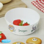 Personalised Children's Tiny Tatty Teddy Jungle Animals Design Plastic Bowl - Image 3