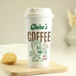 Personalised 'Coffee' Plastic Insulated Reusable Eco Travel Cup - Image 3