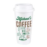 Personalised 'Coffee' Plastic Insulated Reusable Eco Travel Cup - Image 4