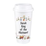 Personalised Gardening Themed Plastic Insulated Reusable Eco Travel Cup - Image 6
