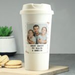Personalised Photo Upload Plastic Insulated Reusable Eco Travel Cup