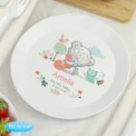 Personalised Tiny Tatty Teddy Woodland Animals Design Plastic Plate - Image 2