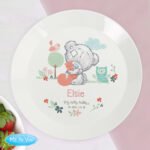 Personalised Tiny Tatty Teddy Woodland Animals Design Plastic Plate - Image 3
