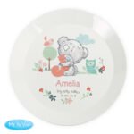 Personalised Tiny Tatty Teddy Woodland Animals Design Plastic Plate - Image 4