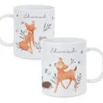Personalised Children's Woodland Animals Design Plastic Mug - Image 5