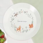 Personalised Children's Woodland Animals Design Plastic Plate - Image 3