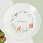 Personalised Children's Woodland Animals Design Plastic Plate - Image 3