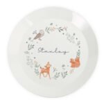 Personalised Children's Woodland Animals Design Plastic Plate - Image 4