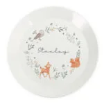 Personalised Children's Woodland Animals Design Plastic Plate - Image 4