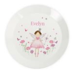 Personalised Children's Fairy Princess Design Plastic Plate - Image 4