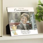 Personalised 'First Holy Communion' 6x4 Landscape Square Silver Photo Frame - Image 2
