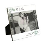 Personalised Botanical Design 6×4 Landscape Square Silver Photo Frame - Image 5