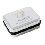 Personalised Any Message Bat Mitzvah Chrome Plated Necklace Gift Box - Image 5