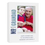 Personalised 'No.1' 5x7 Portrait White Plastic Box Photo Frame - Image 5