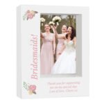 Personalised Floral Design 5x7 Portrait White Plastic Box Photo Frame - Image 4