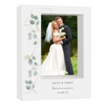 Personalised Botanical Design 5×7 Portrait White Plastic Box Photo Frame - Image 6